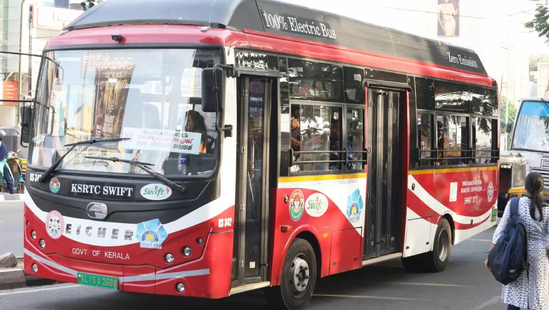 KSRTC Electric Bus | Photo: Mathrubhumi