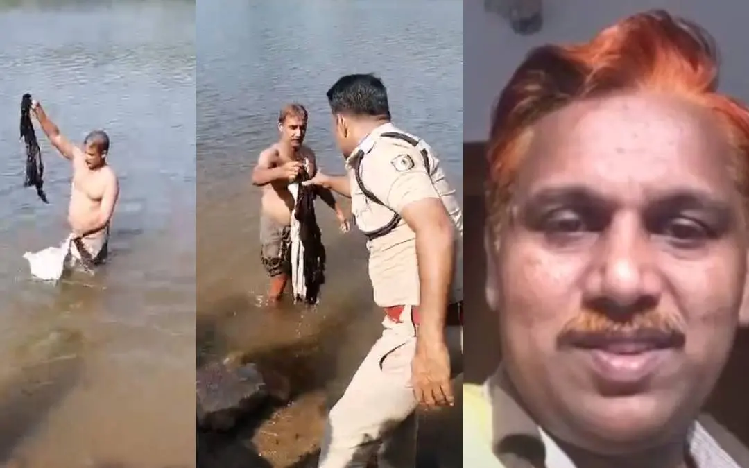പെണ്കുട്ടിയുടെ വസ്ത്രം പുഴയില്നിന്ന് കണ്ടെത്തിയപ്പോള്, അറസ്റ്റിലായ സിദ്ദീഖ് അലി(വലത്ത്)