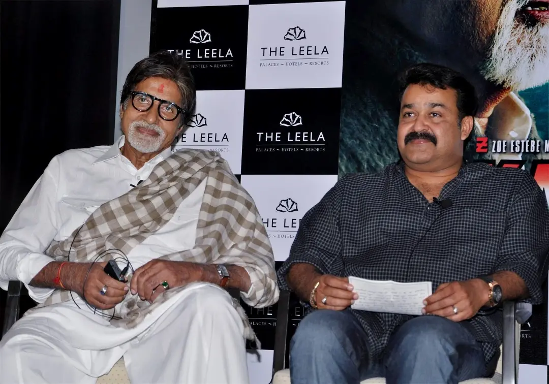 Amitabh Bachchan and Mohanlal | Photo: PTI