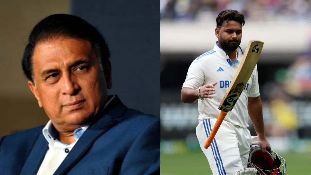 Sunil Gavaskar, Rishabh Pant (AFP)