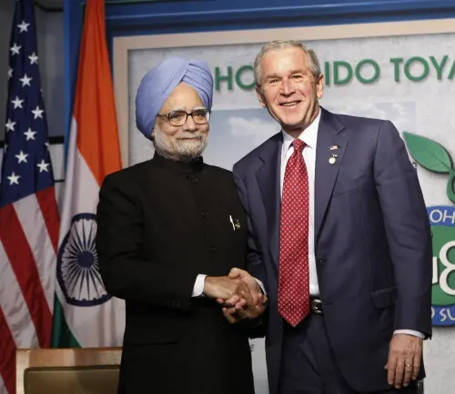 Manmohan Singh, George W. Bush | AP