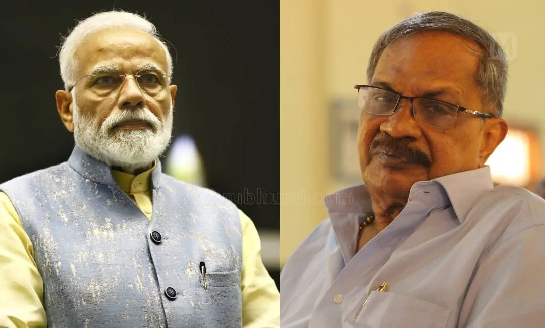 PM Modi, MT Vasudevan Nair | Photos: Mathrubhumi