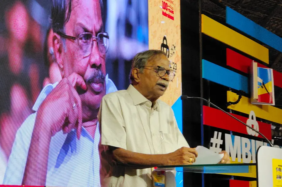 Writers must stay alert to stop India becoming Nazi Germany, says MT Vasudevan Nair at MBIFL 2023