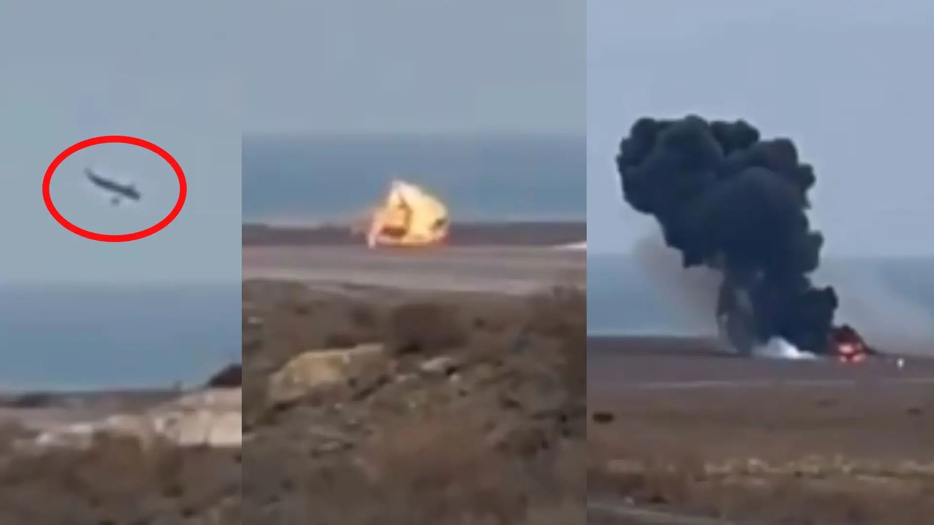 Azerbaijan Airlines plane crash in Kazakhstan