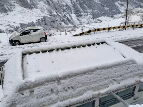 Snow-covered Rohtang pass after fresh snowfall on December 1st. | ANI photo