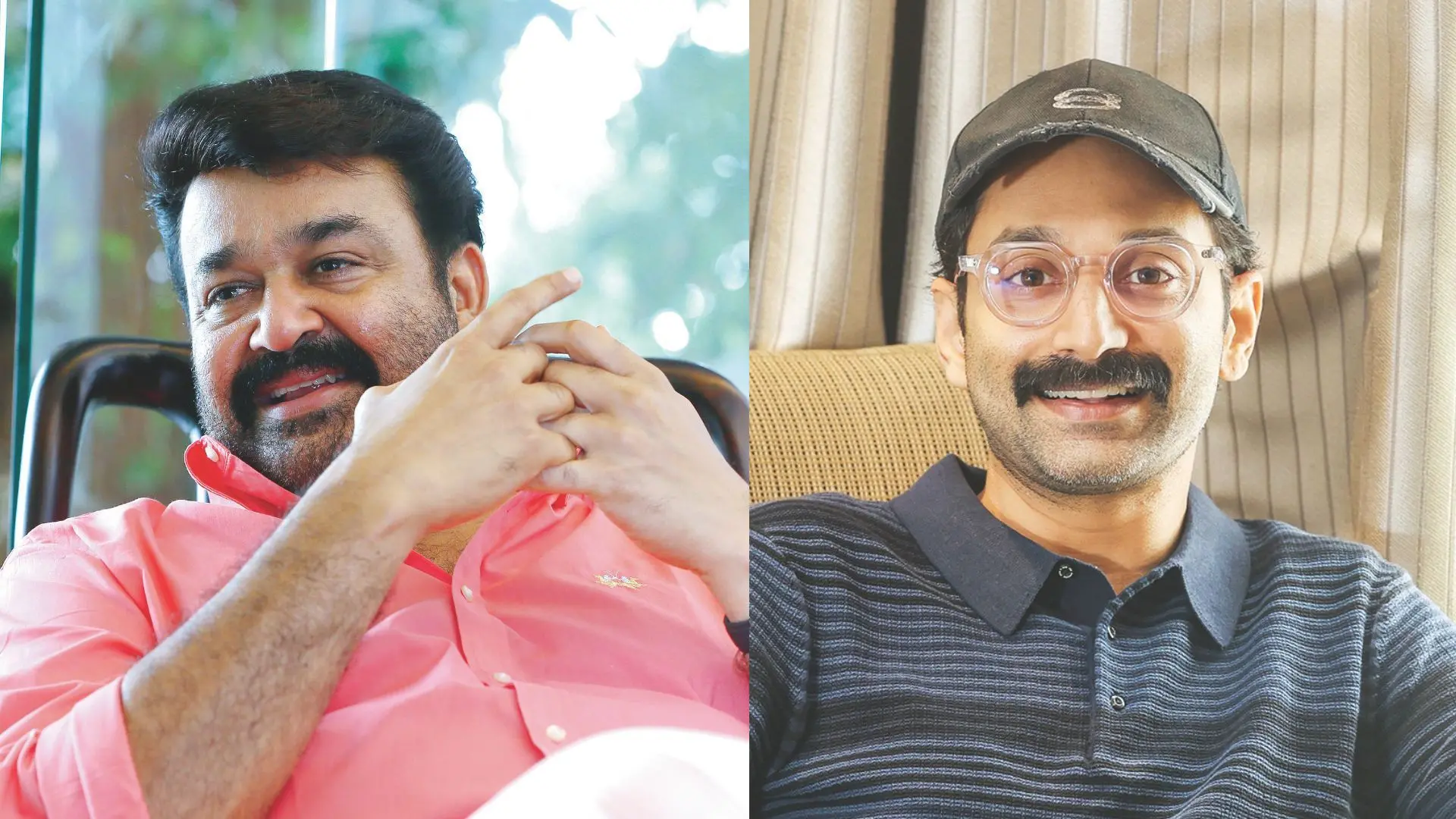 Mohanlal, Fahadh Faasil | Photos: Mathrubhumi Archives