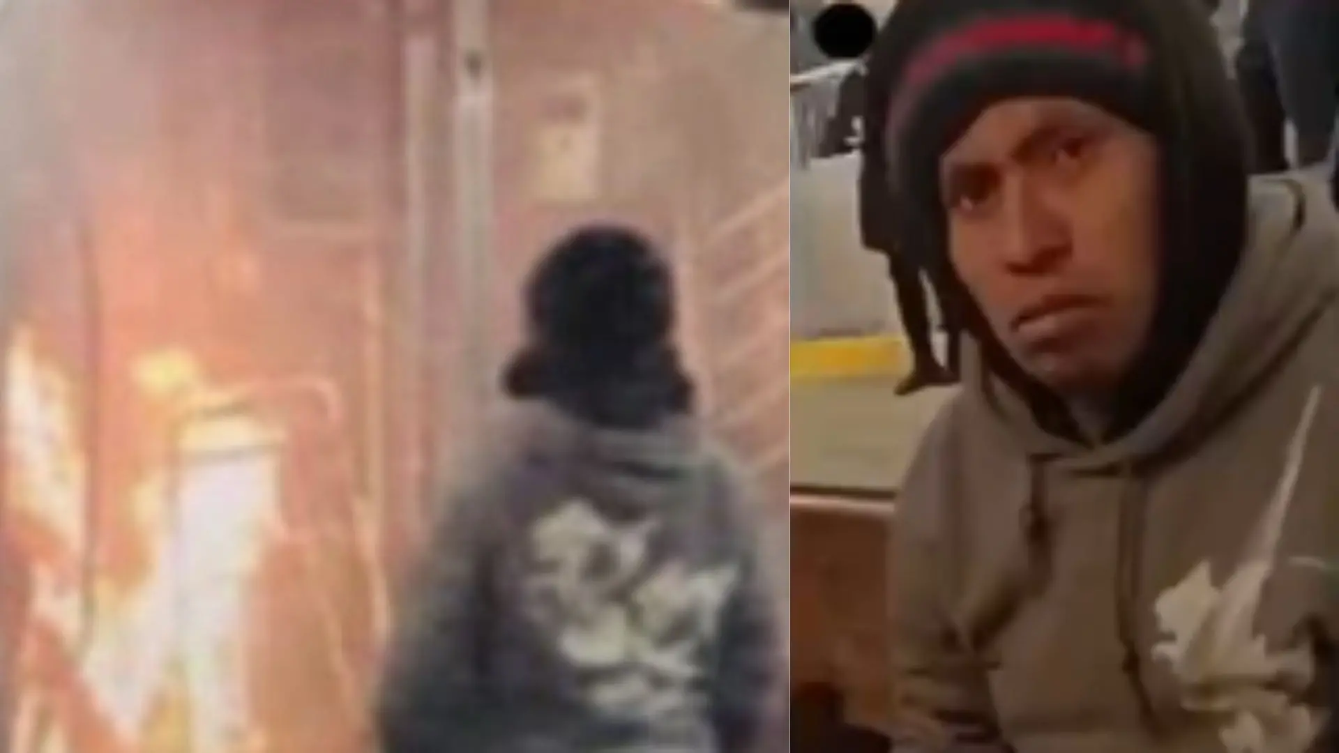 Woman set on fire in NY subway | Photo: x