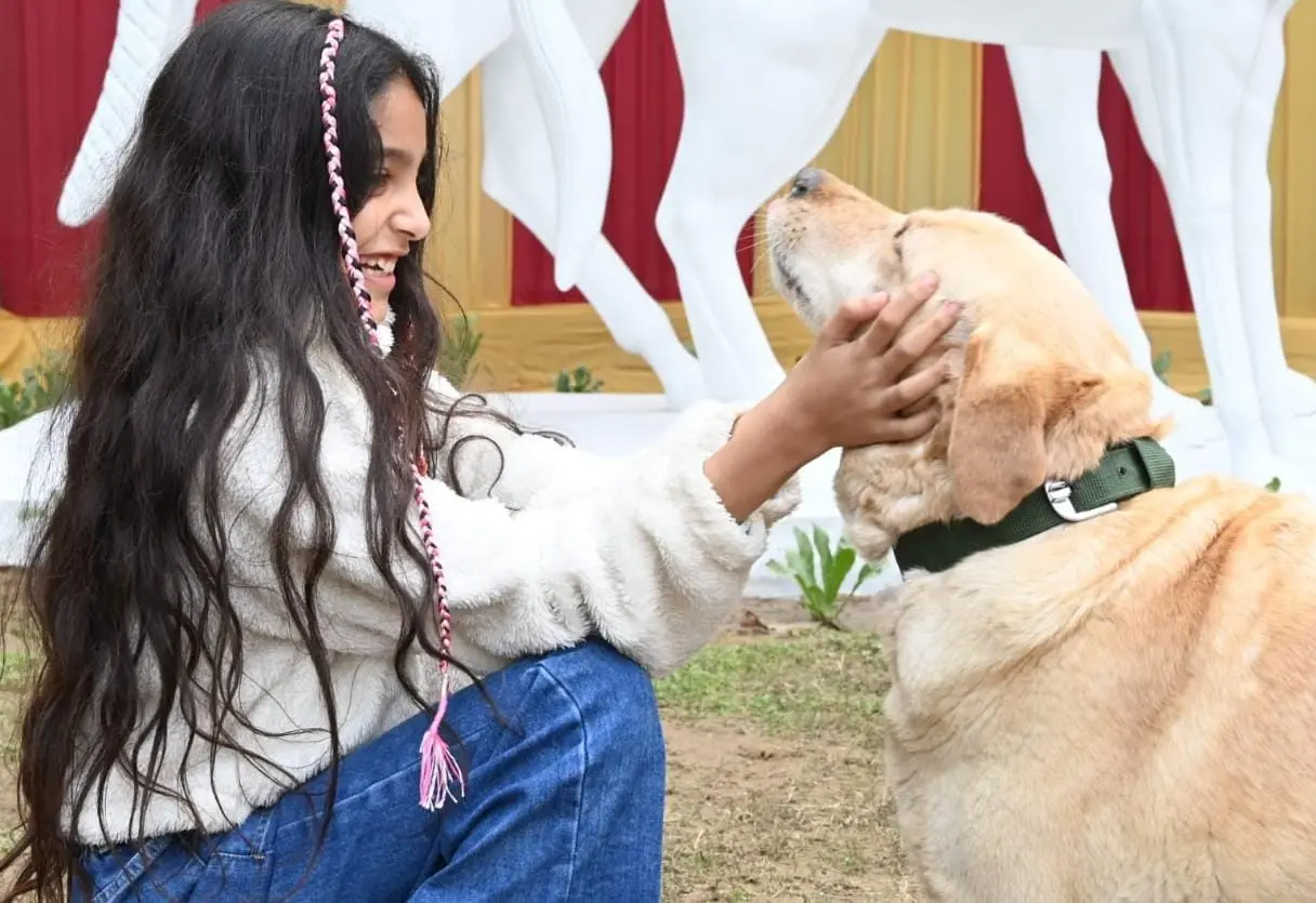 Retired military dogs adopted by special schools (Photo | Special Arrangement)