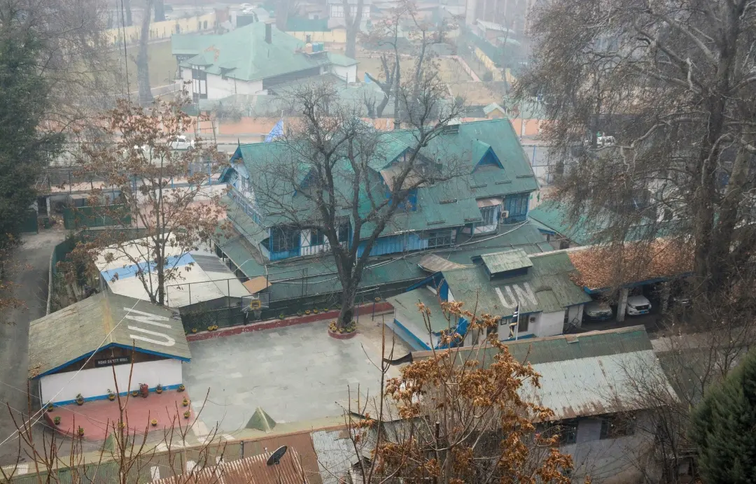A view from Srinagar on Sunday, Dec. 22, 2024. Kashmir is witnessing Chilla-i-Kalan, the 40-day harshest winter period with Srinagar witnessing the coldest night in 33 years as the minimum dipped to bone-chilling minus 8.5 degrees Celsius on Saturday