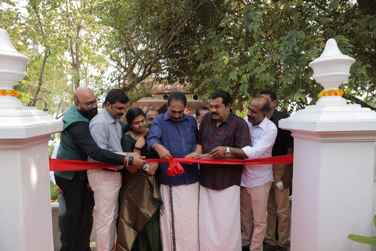 The unveiling ceremony at Leela Raviz Ashtamudi (Photo : Special Arrangement)