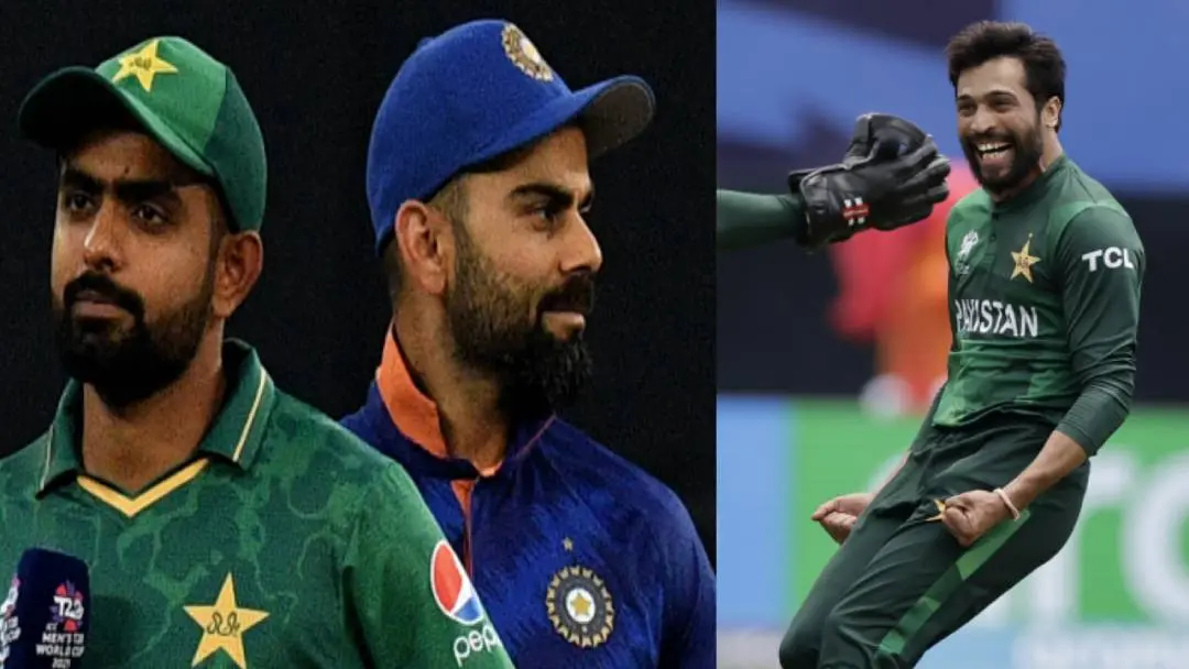 From (L) Babar Azam, Virat Kohli and Mohammad Amir | Photo: Agencies