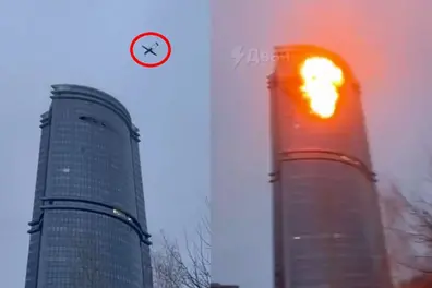 Ukrainian drones strike high-rise buildings in Russia's Kazan | VIDEO