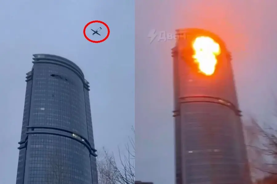 Ukrainian drones strike high-rise buildings in Russia's Kazan | VIDEO