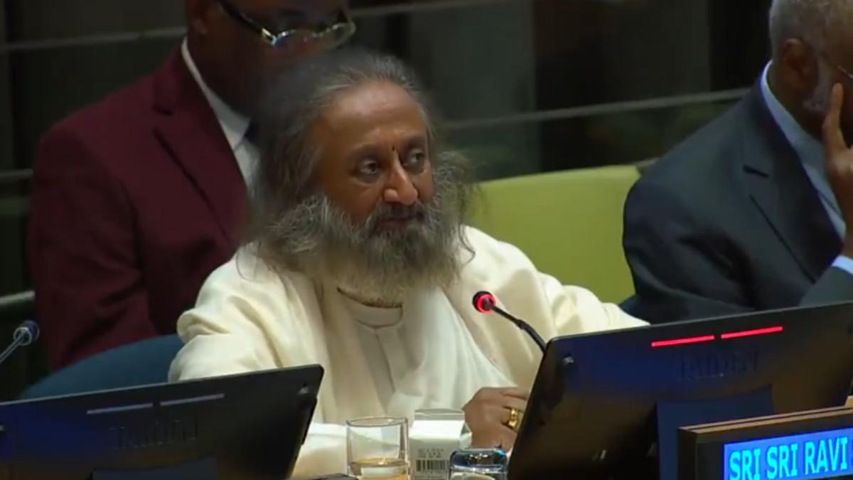 Ravi S R 'Mediation is not luxury anymore, it's a necessity,' says Sri Sri Ravi ...