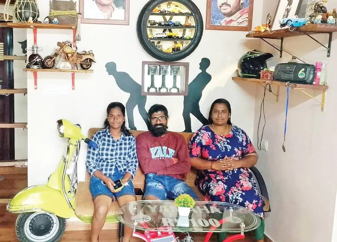 Vijesh, Anu, and Rithu