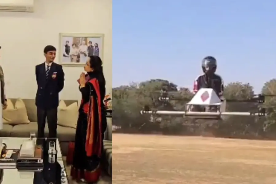 Inspired by China, Gwalior student creates drone that can fly human | WATCH
