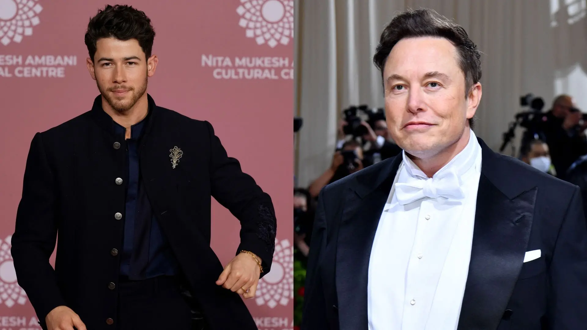 Nick Jonas, Elon Musk | Photo: AP, AFP