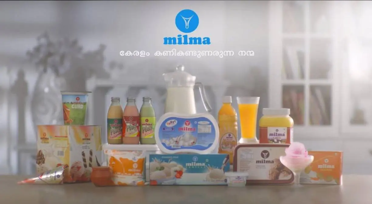 Representative Image: Milma products