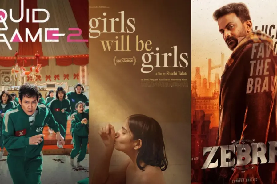 Top OTT releases this week: Squid Game 2, Girls will be girls, Zebra and more