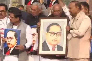 Opposition stages strong protest in LS over Amit Shah’s ‘obscene’ Ambedkar remarks | WATCH