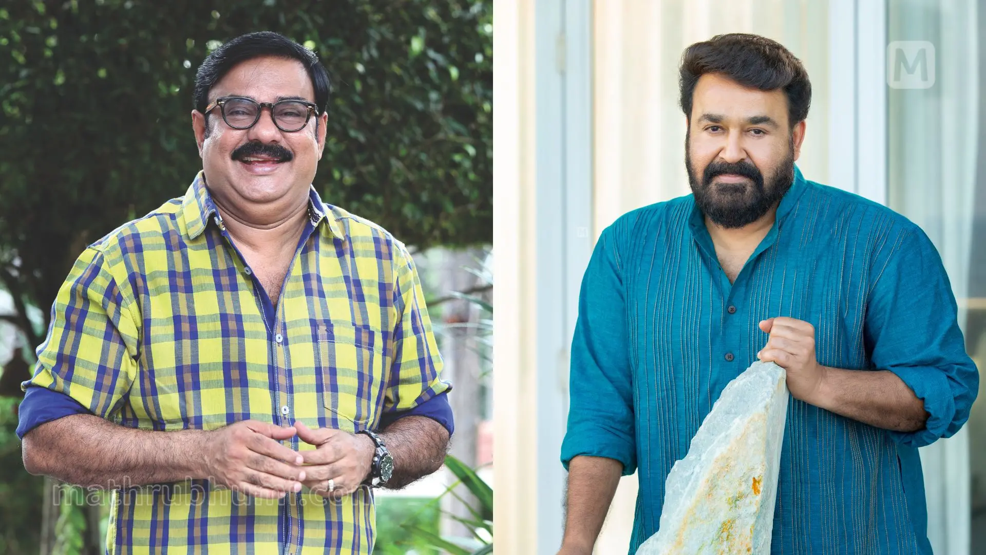 Maniyanpilla Raju, Mohanlal | Photo: Mathrubhumi