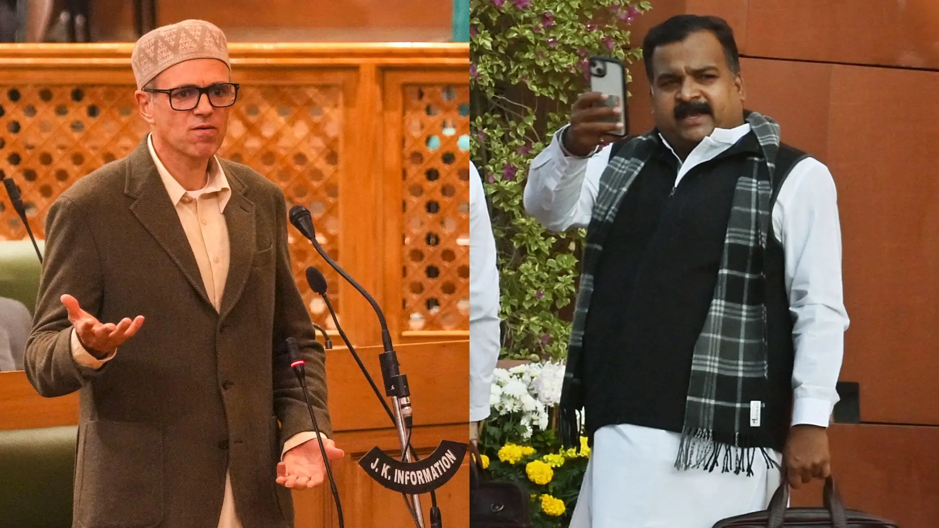 Omar Abdullah, Manickam Tagore | File Photo