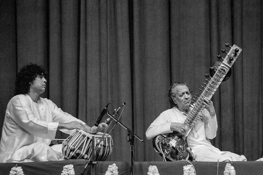 Tabla maestro Ustad Zakir Hussain performs with sitar maestro Pandit Ravi Shankar in New Delhi | File Photo