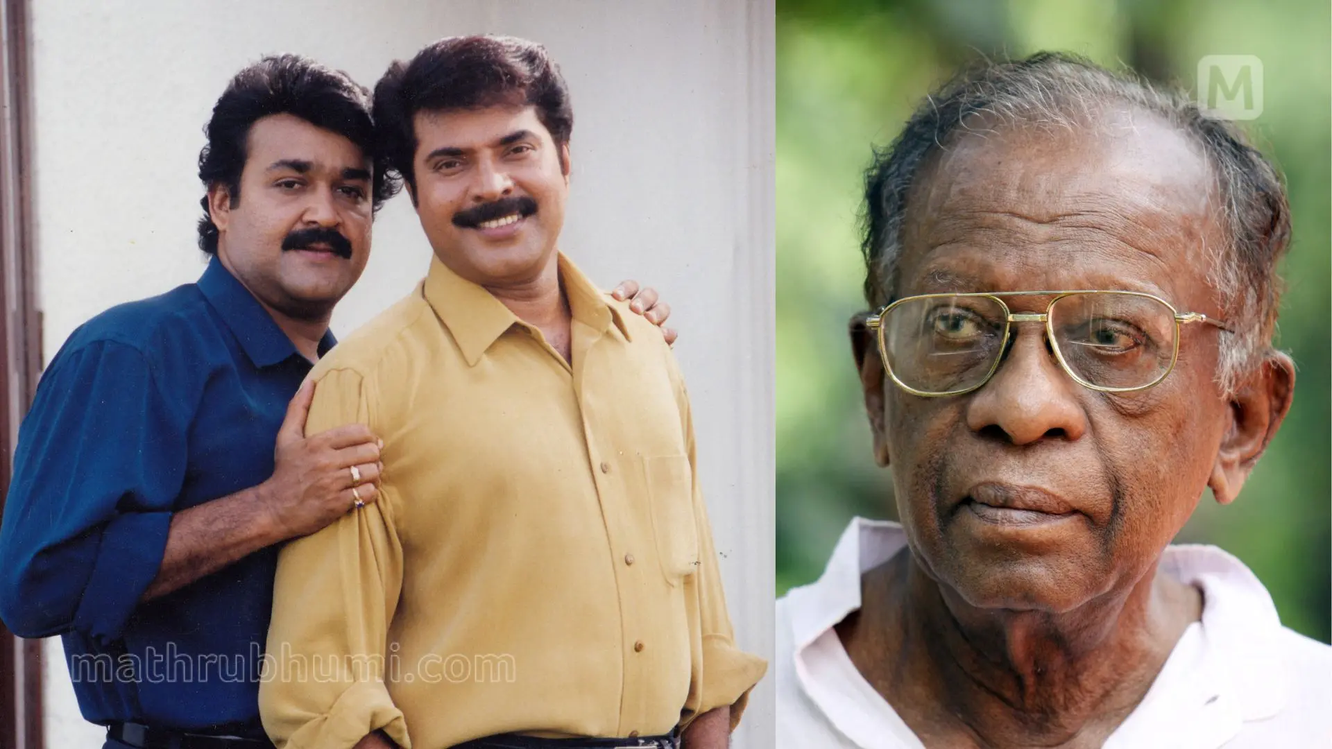 Mohanlal, Mammootty, Sukumar Azhikode | Photo: Mathrubhumi
