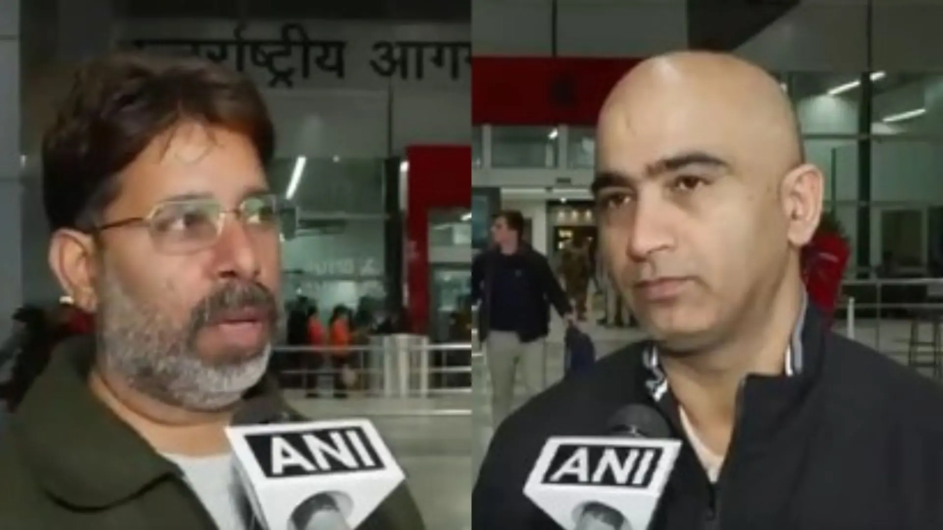 Sunit Dutt (L) and Rachit Kapoor (R) among those rescued from Syria | Photo: Screengrab of X / ANI