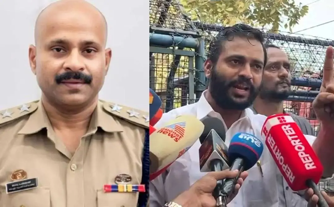 ഡി.വൈ.എസ്.പി പി ബാബു, രജീഷ് വെള്ളാട്ട്