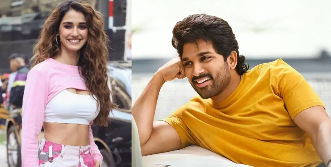 Disha Patani and Allu Arun. Photo:Instagram
