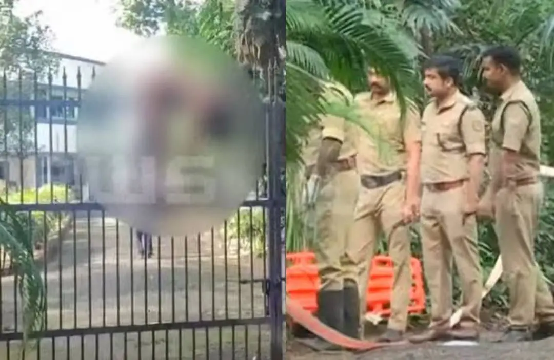 മംഗളവനം പക്ഷിസങ്കേതത്തിലെ ഗേറ്റില് മൃതദേഹം കണ്ടെത്തിയപ്പോള്