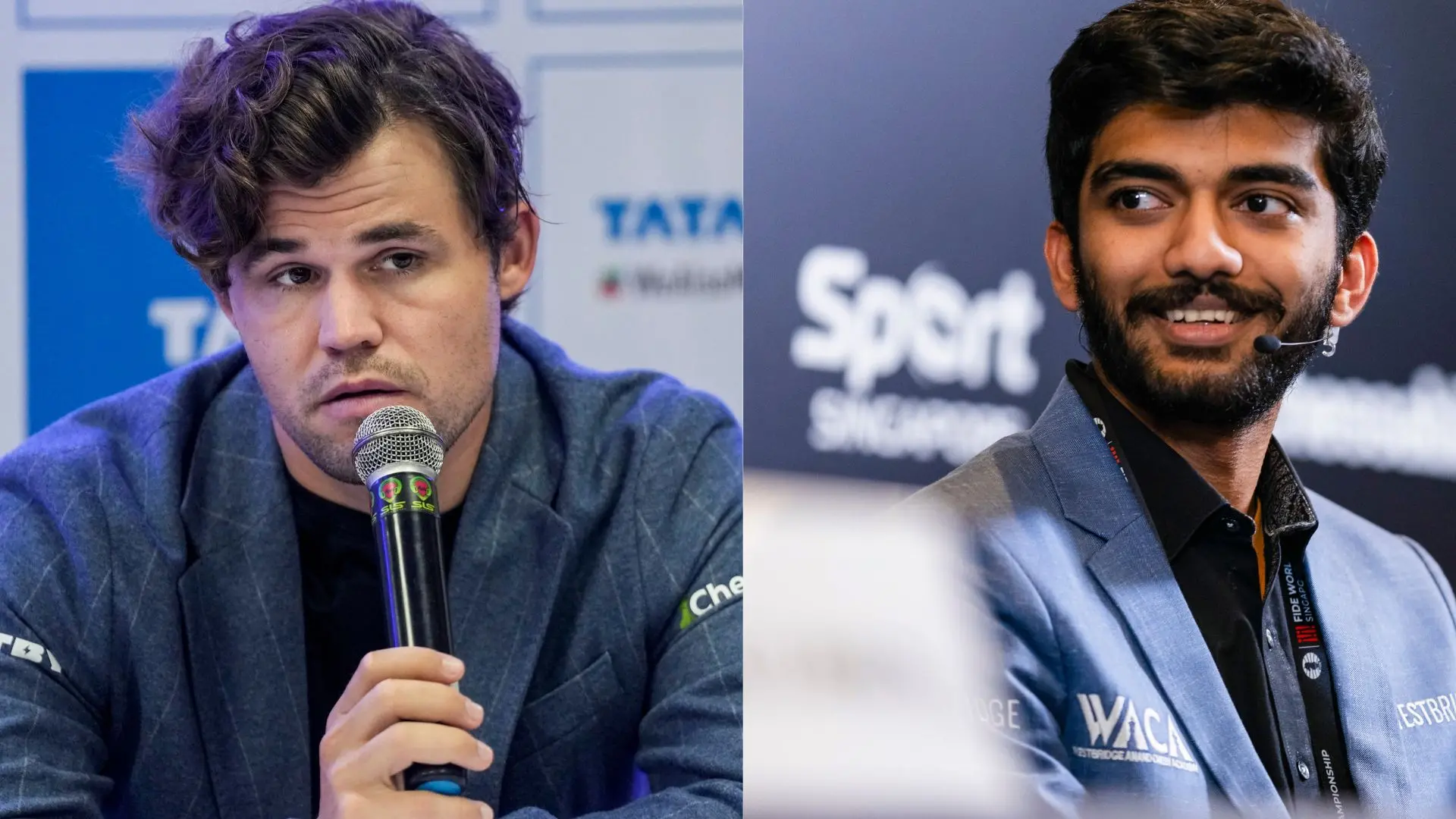 Magnus Carlsen; D Gukesh