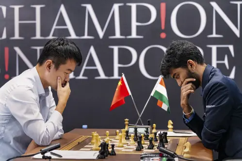 Gukesh loses to Liren in 12th game, both players at 6 points each