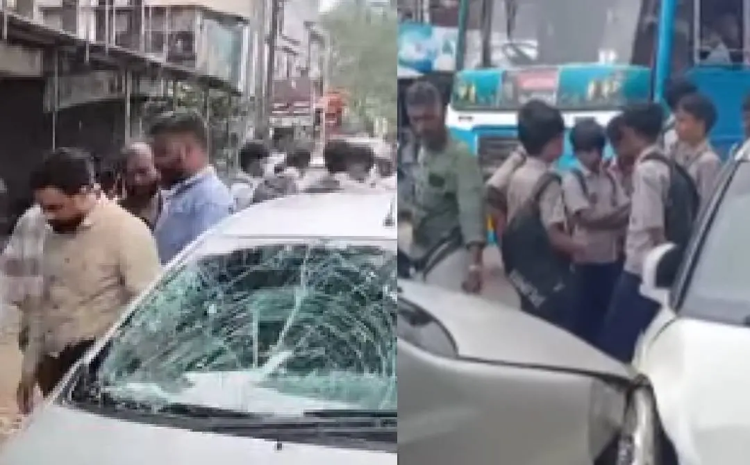 Scenes from accident site in Ponnani