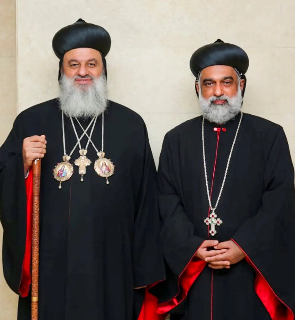 Patriarch of Antioch Ignatius Aphrem II (L) and Malankara Metropolitan Joseph Mar Gregorios (R) | Photo: PTI