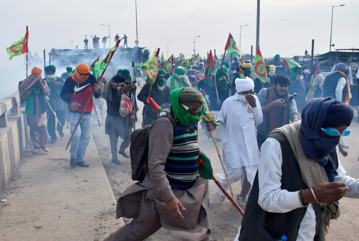 Farmers protest | Photo: PTI