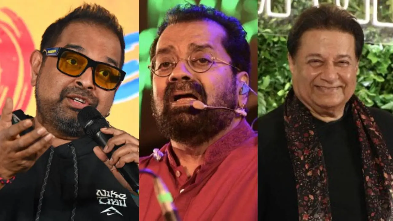 Shankar Mahadevan, Hariharan, Anup Jalota | Photo: AFP