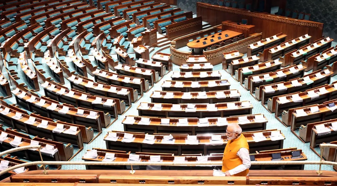 Inside the new Parliament | PIB photo