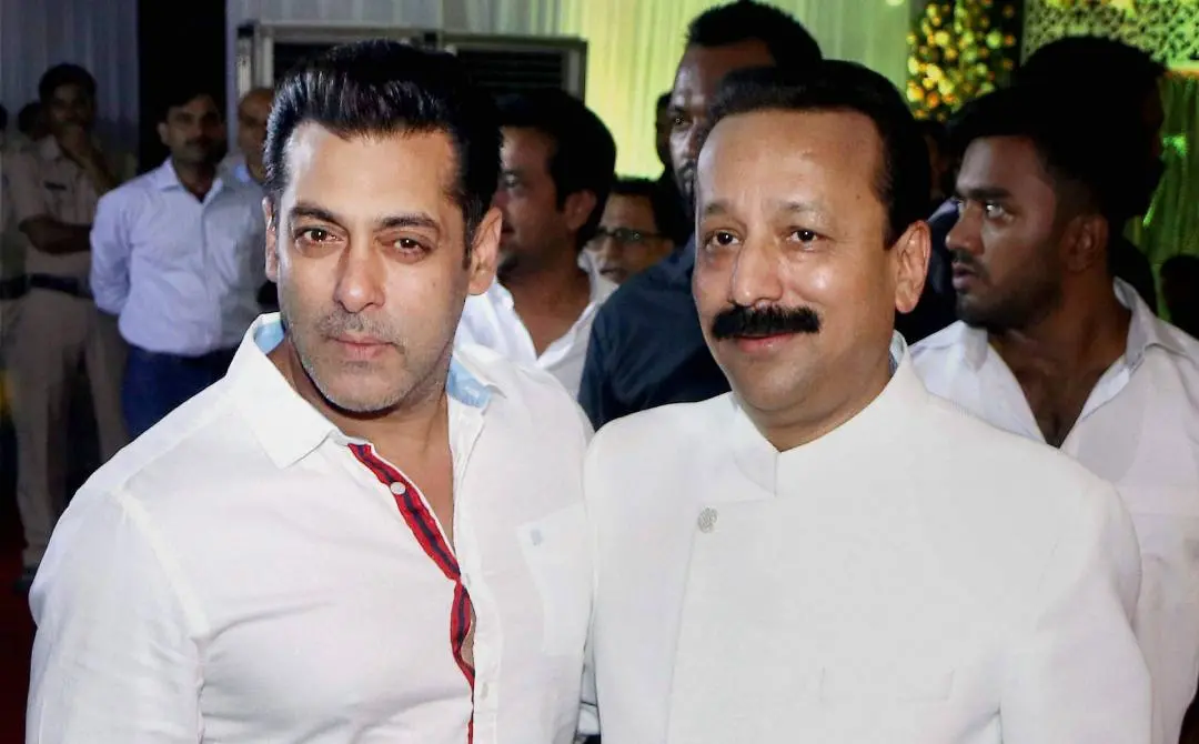 Salman Khan and Baba Siddique | Photo: PTI