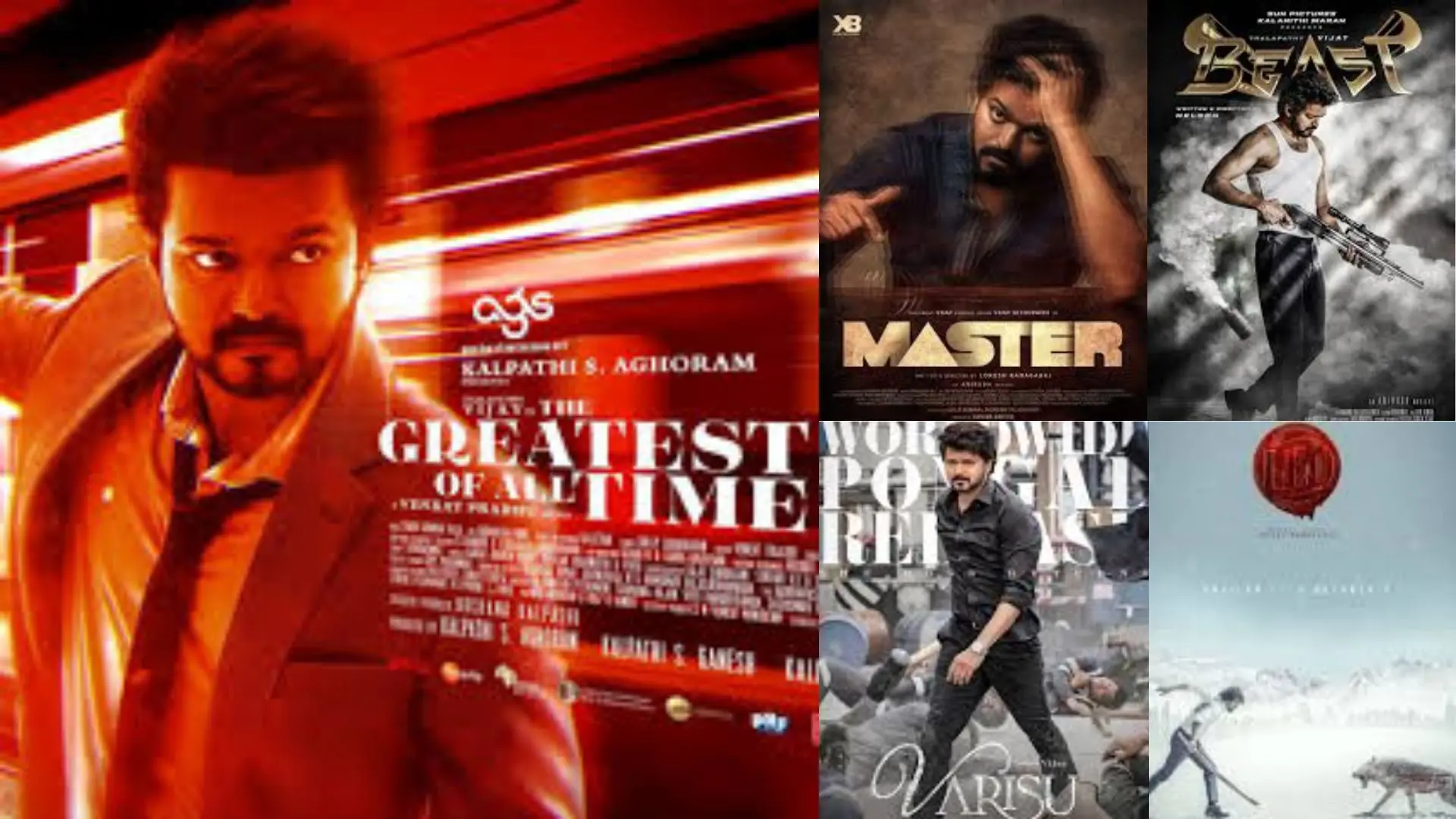 Vijay movie posters