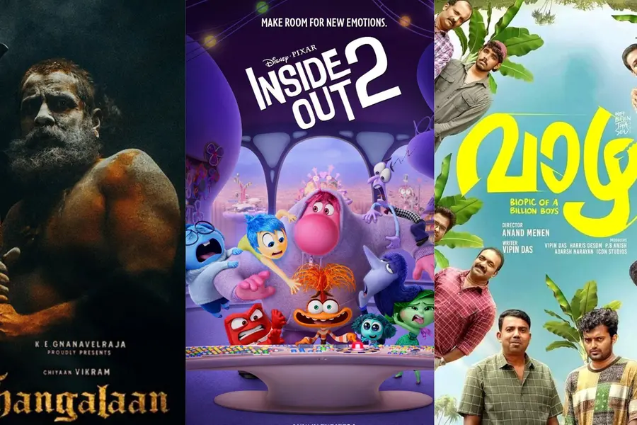 From 'Inside Out 2' to 'Thangalaan': Top OTT releases to watch this week