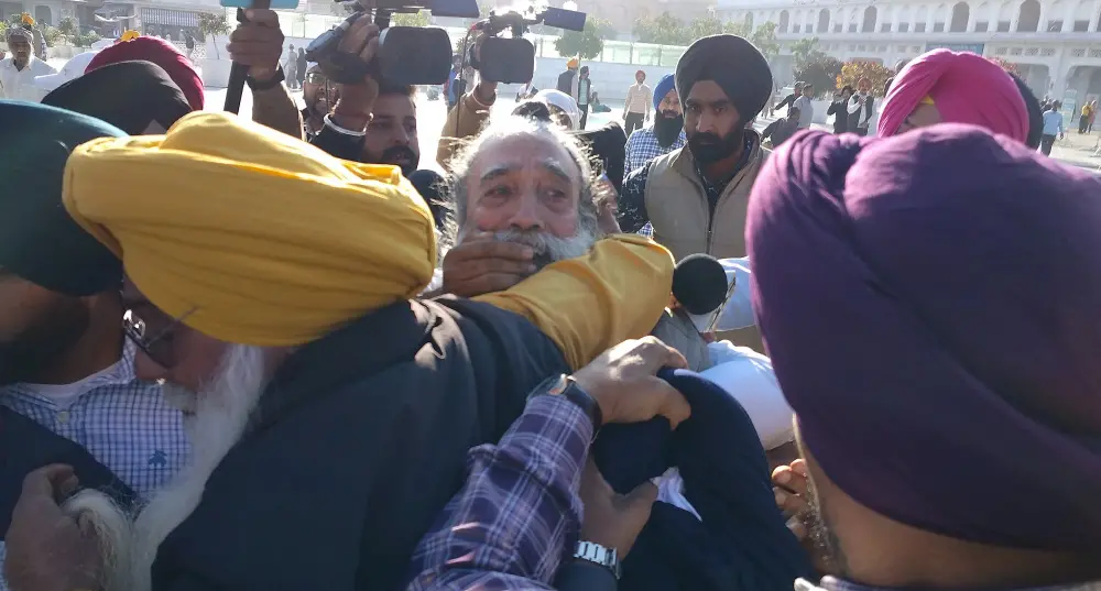 Narain Singh Chaura, who allegedly opened fire at Shiromani Akali Dal leader Sukhbir Singh Badal while the latter was performing the duty of 'sewadar' outside the Golden Temple, in Amritsar | PTI