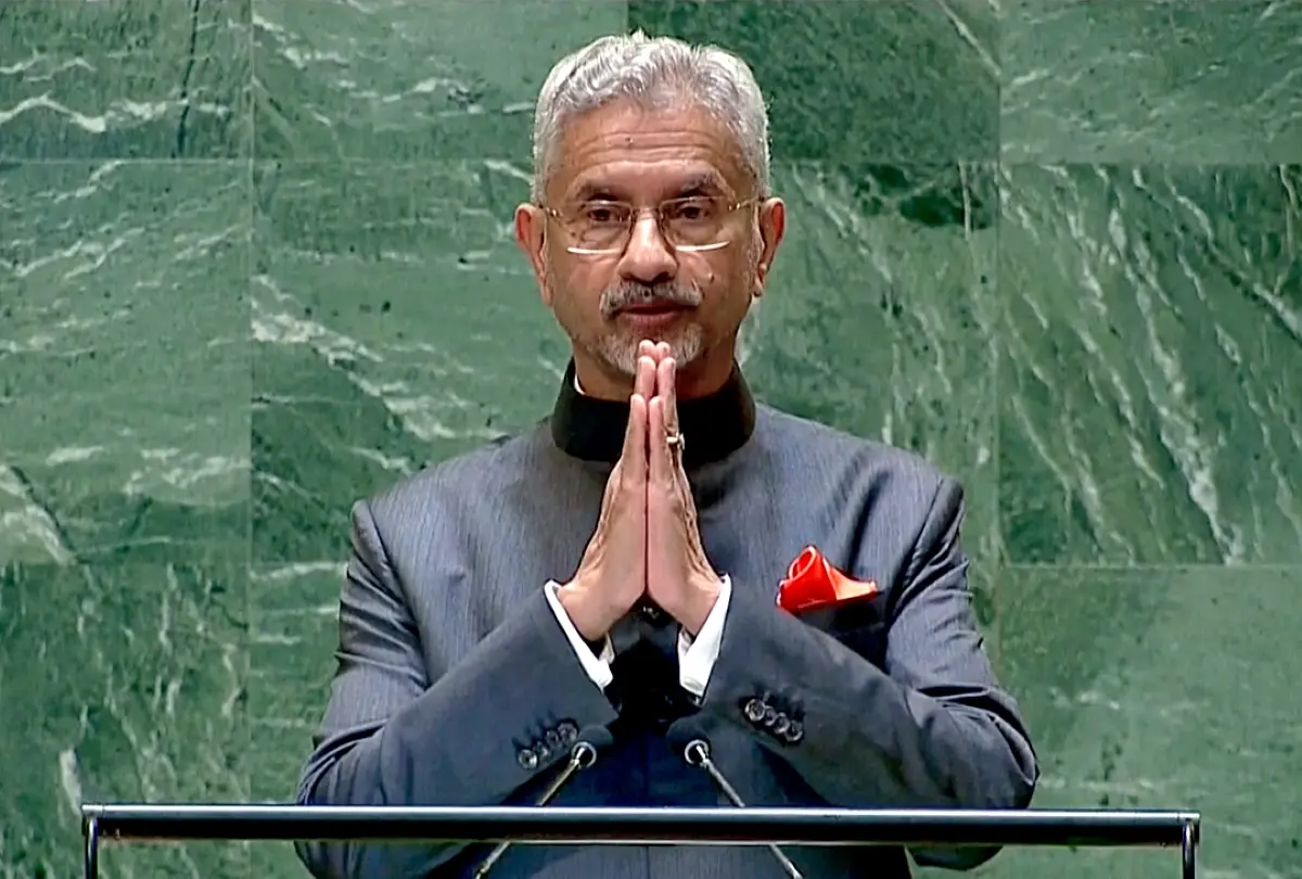 EAM Jaishankar addresses the 79th session of the UN General Assembly Debate | Photo: ANI