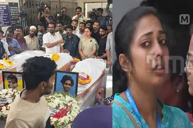 Hearts heavy in grief, friends give a final adieu to the departed souls in medical college