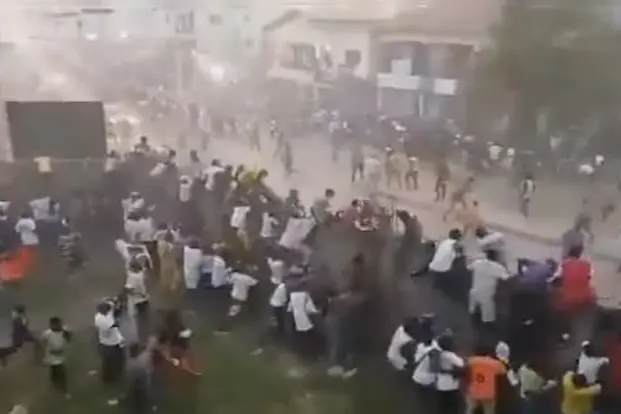 Football match turns bloodbath in Guinea: 100 including children feared dead in stadium violence