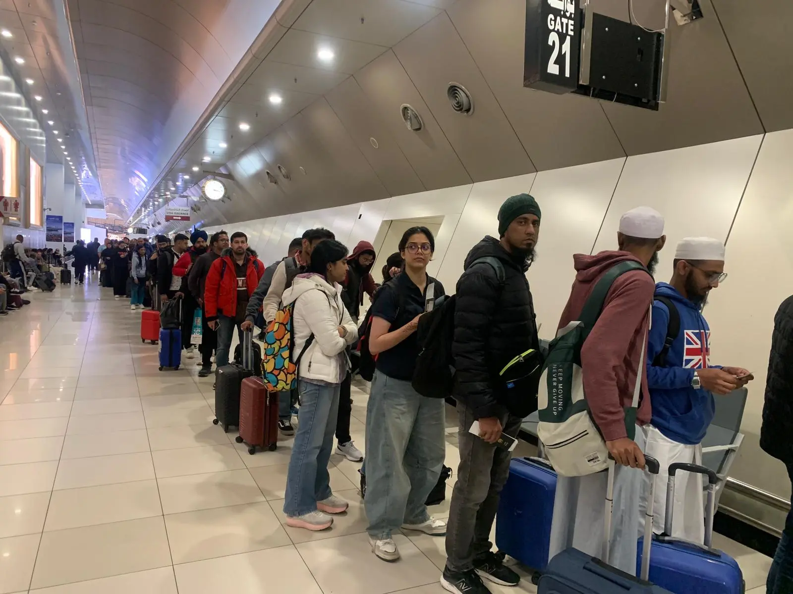 Indian passengers among others stranded at Kuwait Airport