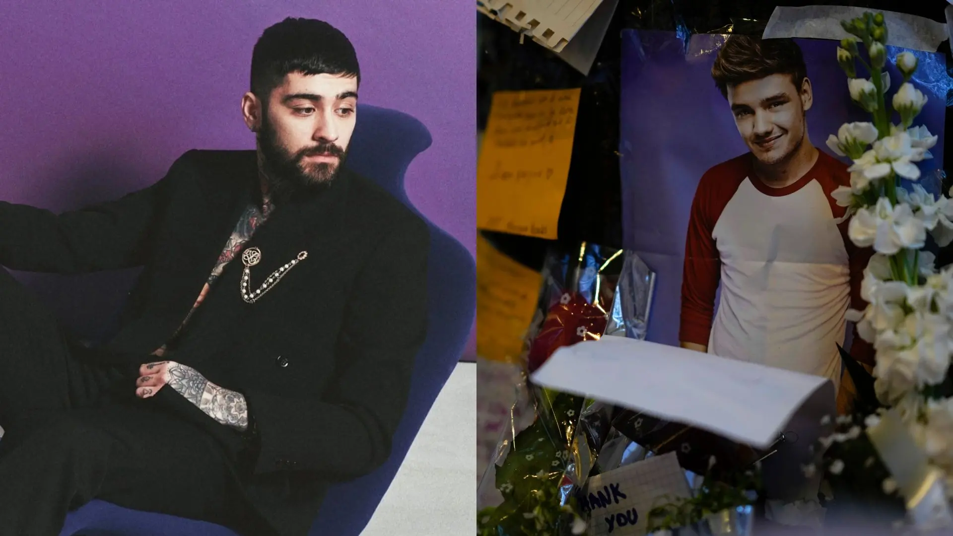 Zayn Malik, Tributes to late singer Liam Payne outside outside the hotel where he was found dead | Photo: X, AP