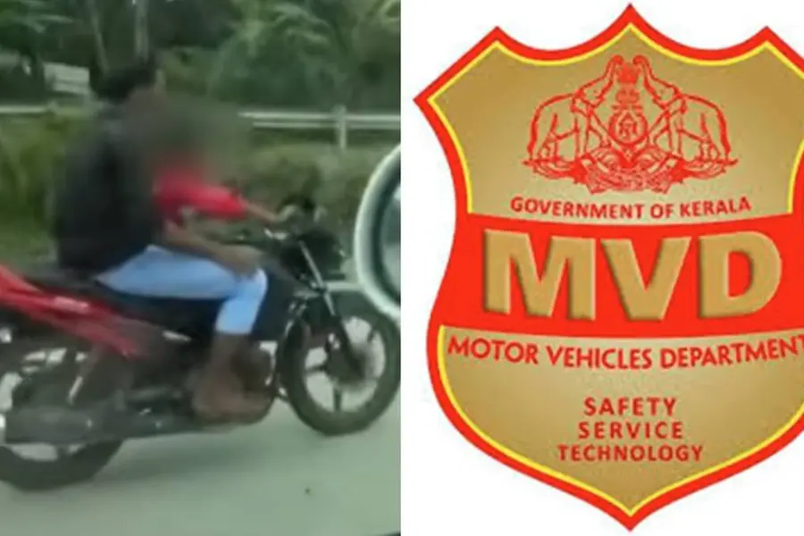 അഞ്ച് വയസ്സുകാരന് വണ്ടിയോടിച്ച സംഭവം; ലൈസന്സും ആര്സി ബുക്കും പിടിച്ചെടുത്തു