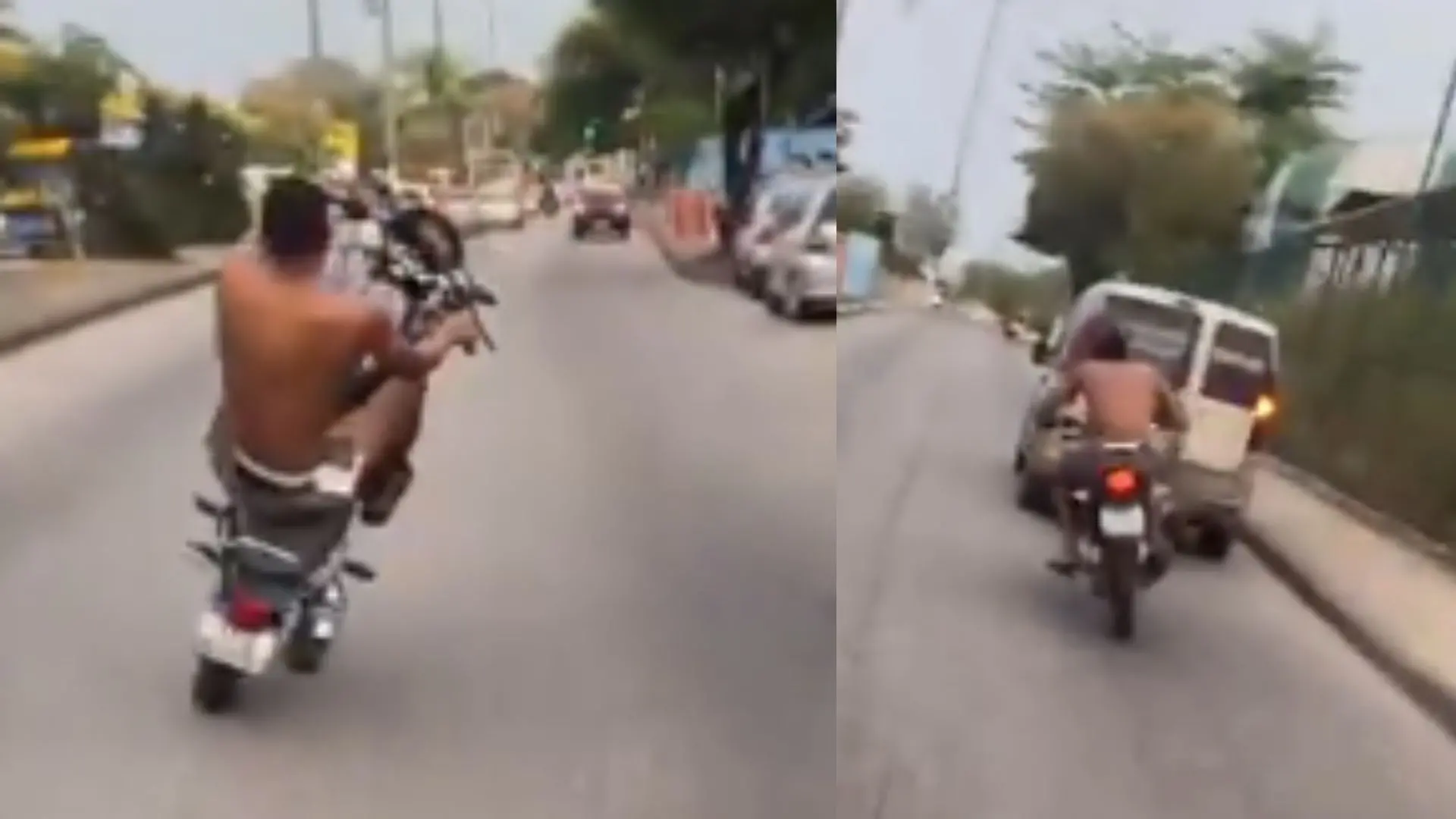 Screenshot of the viral video